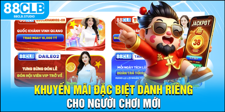 Khuyến mãi đặc biệt dành riêng cho người chơi mới