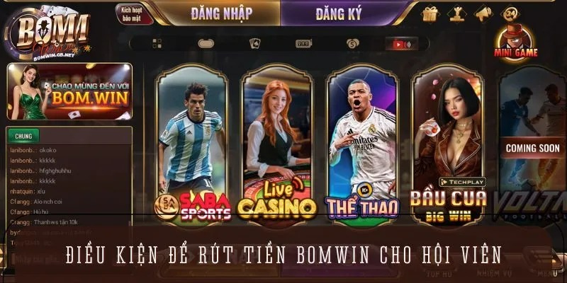 Tổng quan về hệ thống rút tiền tại Bomwin Tổng quan về hệ thống rút tiền tại Bomwin