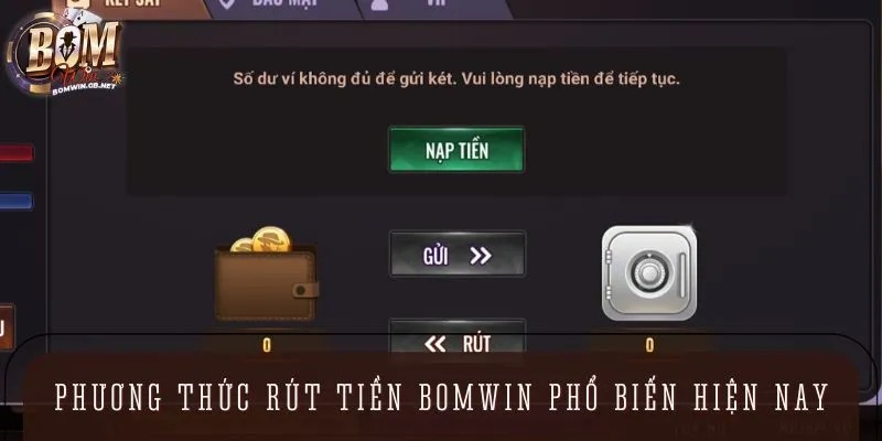 Lưu ý quan trọng khi rút tiền tại Bomwin Lưu ý quan trọng khi rút tiền tại Bomwin