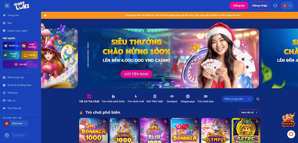 Khám phá kho game siêu chất tại nhà cái Happyluke Khám phá kho game siêu chất tại nhà cái Happyluke