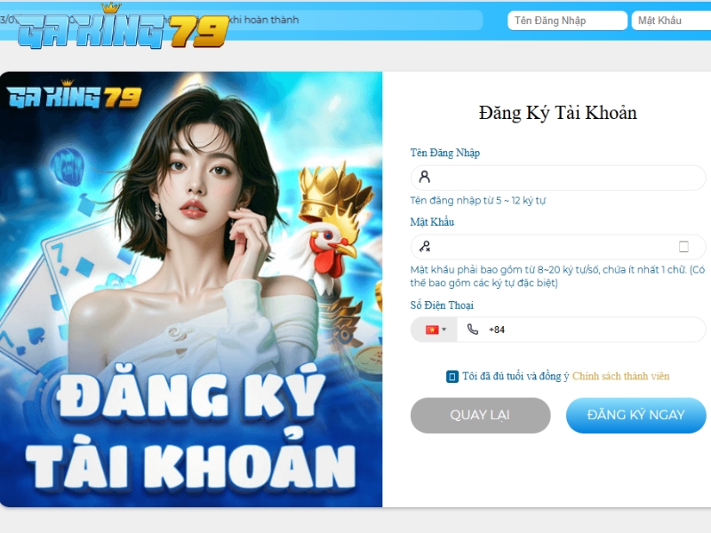 Các bước đăng ký đơn giản nhất cho cược thủ 